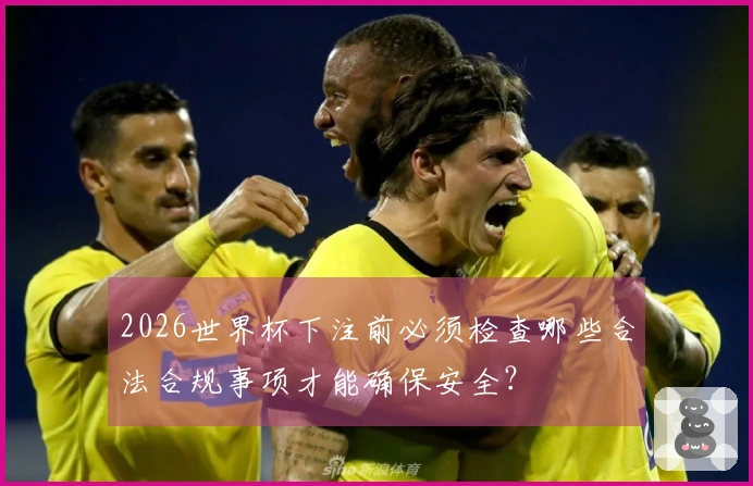 2026世界杯下注前必须检查哪些合法合规事项才能确保安全？