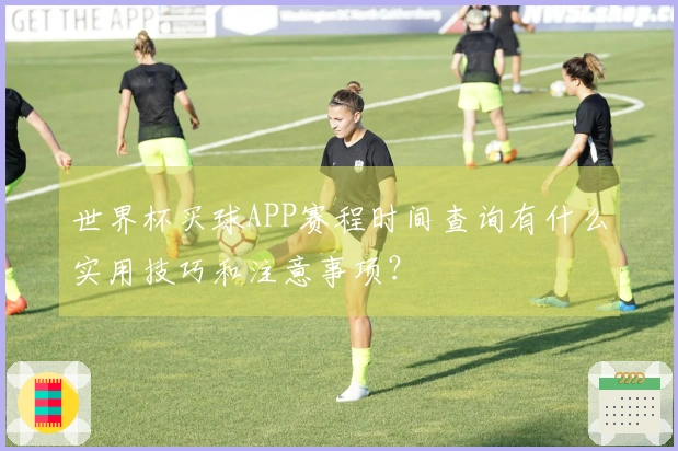 世界杯买球APP赛程时间查询有什么实用技巧和注意事项？